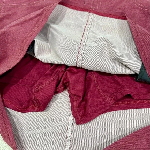 Kuhl Skort Women s 8 Mauve Hiking Camp Skirt Zip Pockets Stretch - Picture 4 of 8